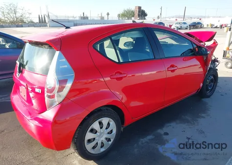 2012 Toyota Prius C One from USA, damaged, VIN JTDKDTB3XC1509226